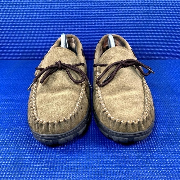 TAMARAC NEVADA Men`s Size 12M Tan Brown Comfort Slippers Shoes 722206 main image 4